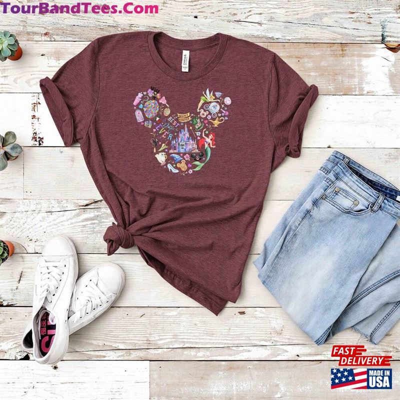 Disney Shirt Mickey Head Characters T-Shirt Ear Women Unisex Classic 29Uf141607 – Utopia Fashion