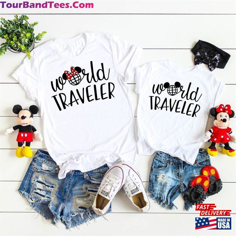 Disney Shirt World Traveler Trip Matching Shirts Classic T-Shirt 29Uf118758 – Utopia Fashion