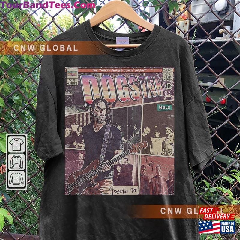 Dogstar Comic Shirt 90S Vintage Merch Art Halo Happy Ending Album Concert Tour Graphic Tee Gift For Fan V2 Sweatshirt Classic 29Uf123167 – Utopia Fashion