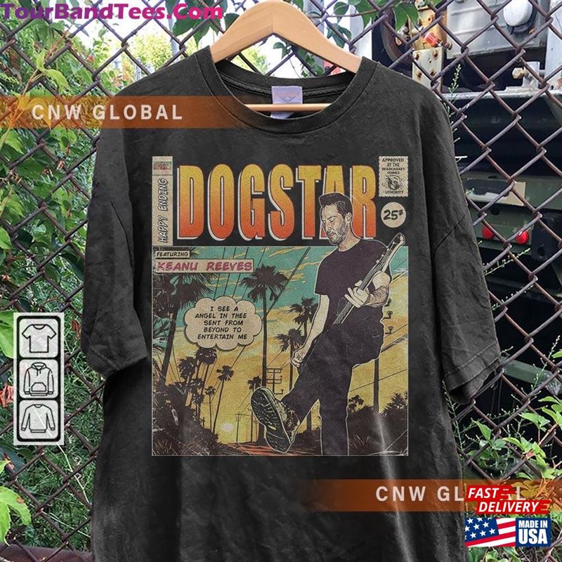 Dogstar Comic Shirt 90S Vintage Merch Art Halo Happy Ending Album Concert Tour Graphic Tee Gift For Fan V3 Sweatshirt Hoodie 29Uf122943 – Utopia Fashion