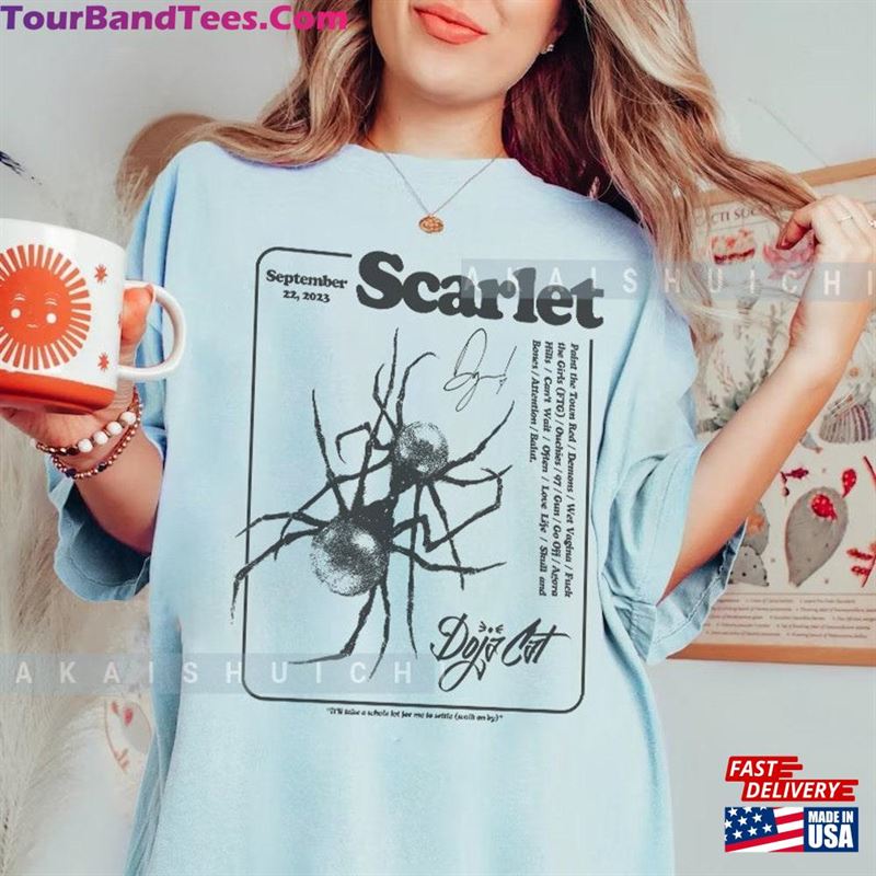 Doja Cat Scarlet Tour Shirt Classic T-Shirt 29Uf118937 – Utopia Fashion