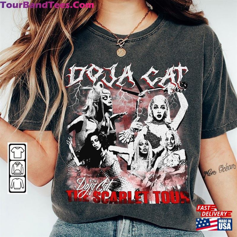 Doja Cat Rap Shirt The Scarlet Tour Vintage 90S Y2K T-Shirt Classic 29Uf124356 – Utopia Fashion