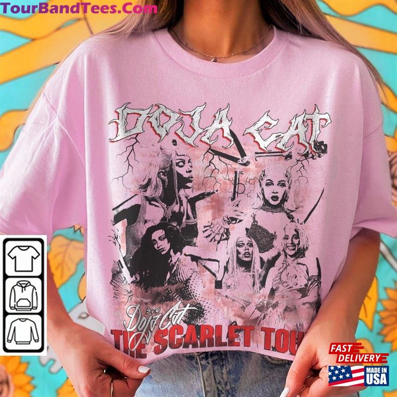 Doja Cat Rap Shirt The Scarlet Tour Vintage 90S Y2K T-Shirt Classic 29Uf124356 – Utopia Fashion