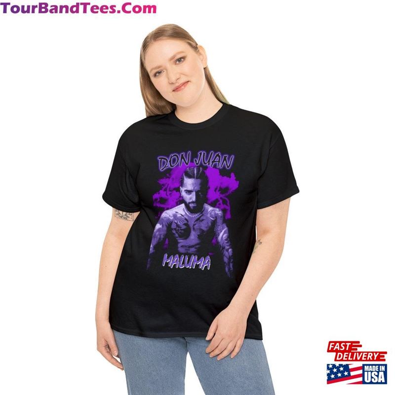 Don Juan Maluma Black T-Shirt (Black W Purple) Classic Unisex 29Uf123480 – Utopia Fashion