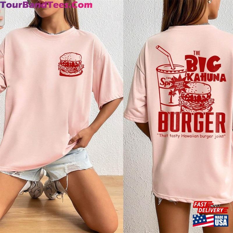 Double Sided Big Kahuna Burger Shirt Inspired By Pulp Fiction Movie T-Shirt Sweatshirt 29Uf124456 – Utopia Fashion