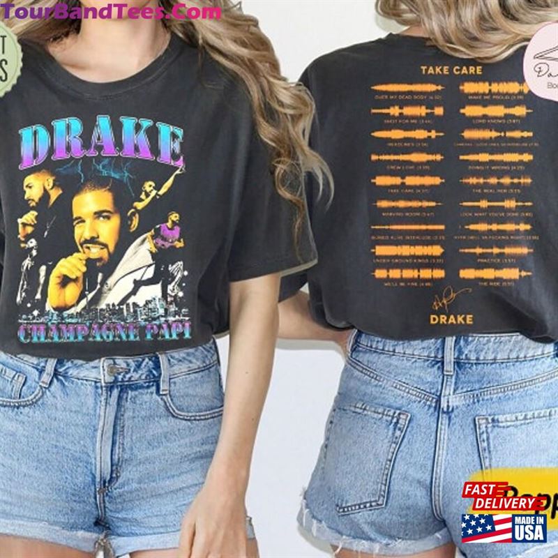 Drake Hiphop 90S T-Shirt Take Care Album Shirt Comfort Colors Sweatshirt Classic 29Uf123309 – Utopia Fashion