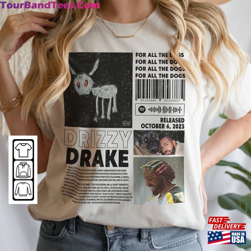 Drake Rap Music Merch Shirt For All The Dogs Album 90S Tee Hoodie T-Shirt 29Uf124617 – Utopia Fashion