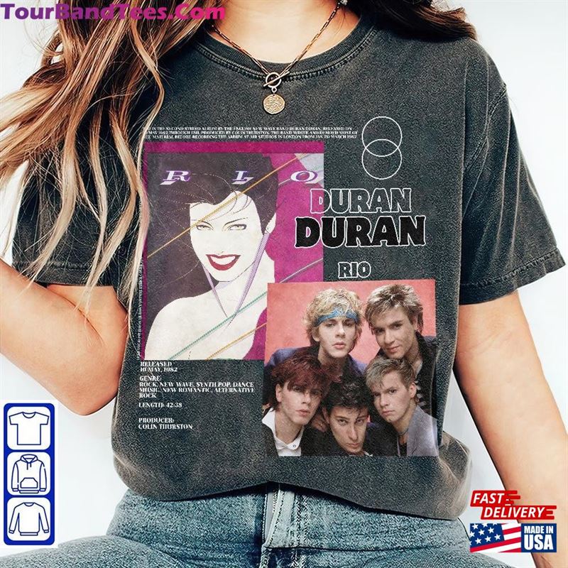 Duran Graphic Tee Vintage Style Bootleg Inspired Band Tshirt Classic Unisex 29Uf118534 – Utopia Fashion