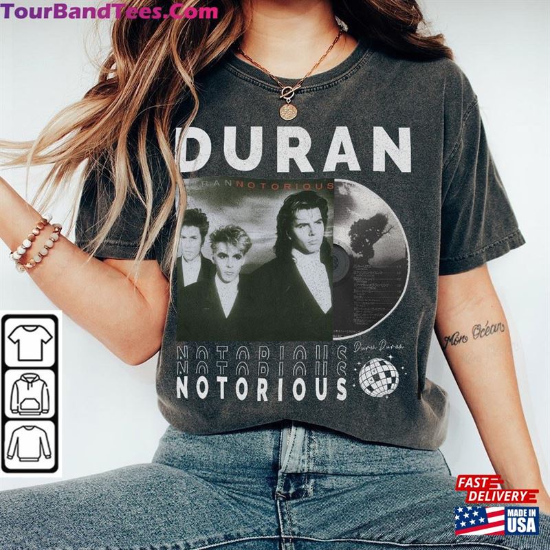 Duran Music Shirt V1 Sweatshirt Y2K Merch Vintage North American Tour Album Notorious Unisex 90S Gift For Fan L805M Classic 29Uf118686 – Utopia Fashion