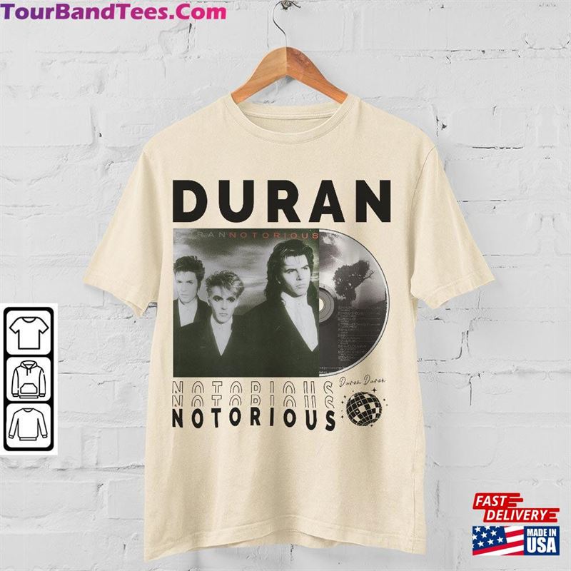 Duran Music Shirt V1 Sweatshirt Y2K Merch Vintage North American Tour Album Notorious Unisex 90S Gift For Fan L805M Classic 29Uf118686 – Utopia Fashion