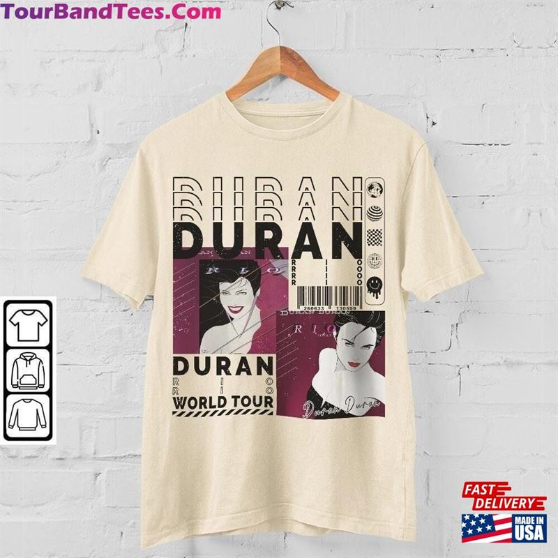 Duran Music Shirt V1 Sweatshirt Y2K Merch Vintage North American Tour Album Rio Unisex 90S Hoodie L2504M 29Uf119052 – Utopia Fashion