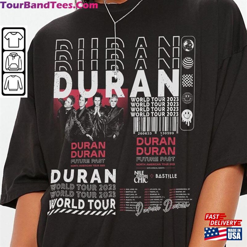 Duran Music Shirt V1 Sweatshirt Y2K Merch Vintage North American Tour Album Unisex 90S Hoodie L2504M T-Shirt Classic 29Uf118643 – Utopia Fashion