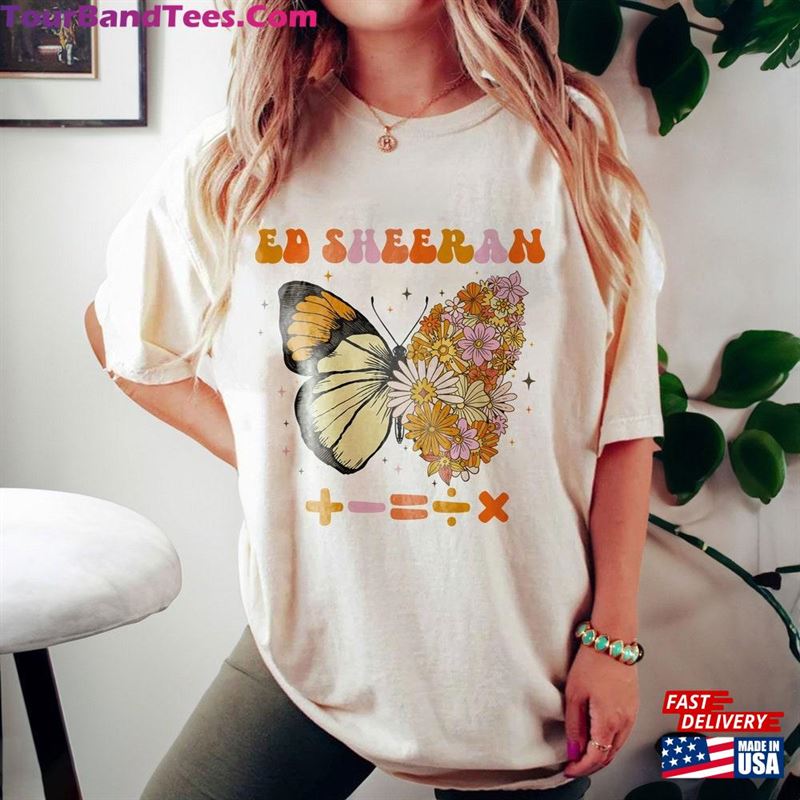 Ed Sheeran Butterfly T-Shirt Music Lover Tee Pop Shirt Unisex Sweatshirt 29Uf118505 – Utopia Fashion