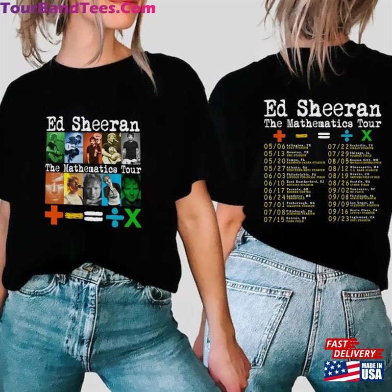 Ed Sheeran The Mathematics Tour Shirt Concert Tee Hoodie Sweatshirt 29Uf122320 – Utopia Fashion