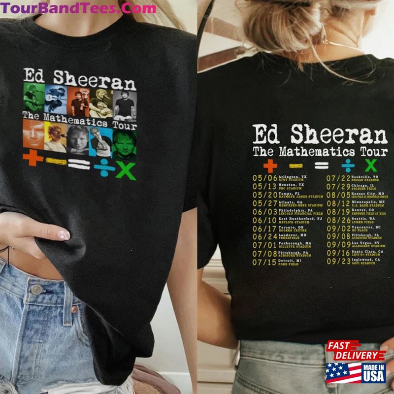 Ed Sheeran The Mathematics Tour Shirt Concert Tee Hoodie Sweatshirt 29Uf122320 – Utopia Fashion