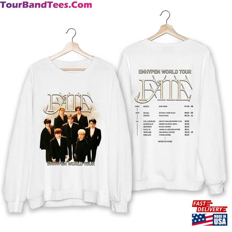 Enhypen Fate World Tour Shirt For Fan Band T-Shirt Hoodie 29Uf122853 – Utopia Fashion