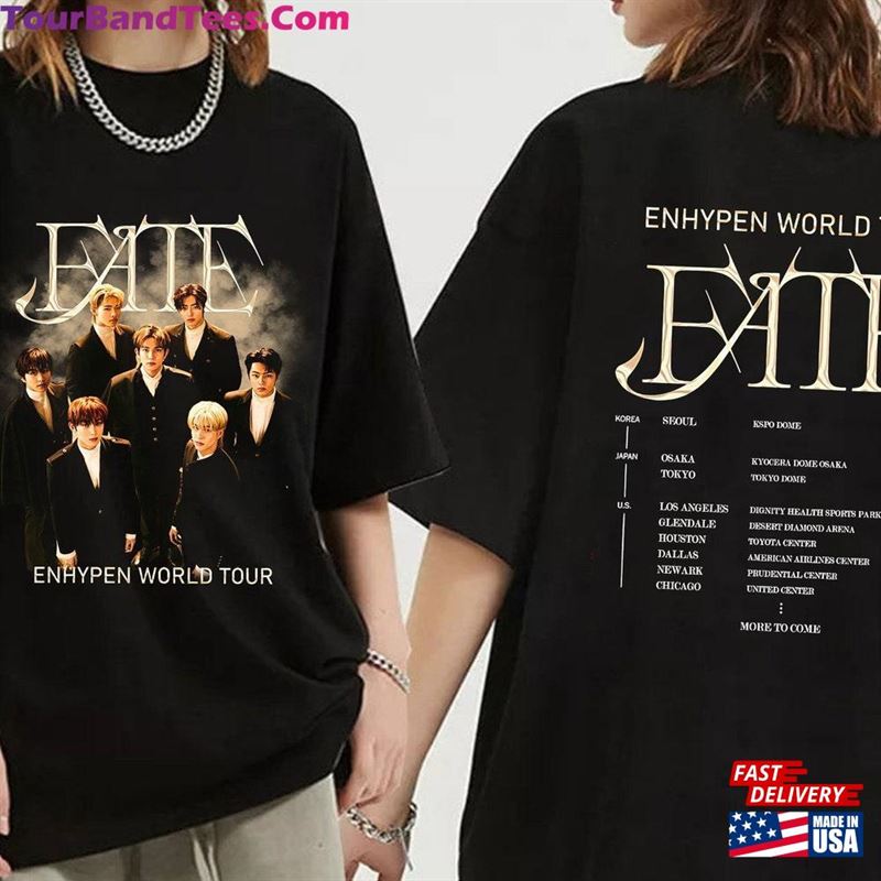 Enhypen Fate World Tour Shirt For Fan Band T-Shirt Hoodie 29Uf122853 – Utopia Fashion