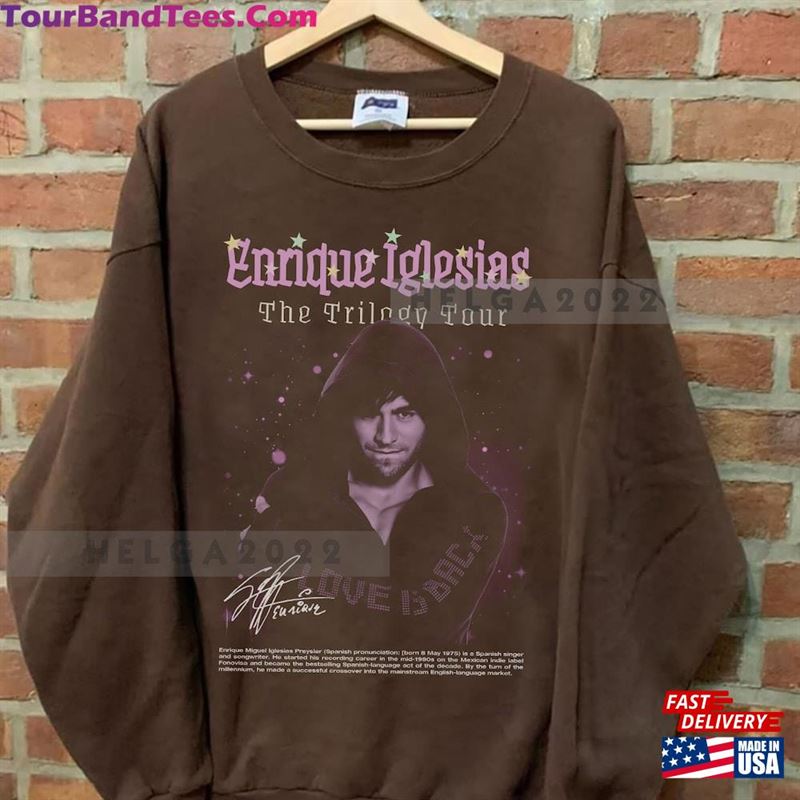 Enri Que 2023The Trilogy Tour Shirt Igle Sias Tshirt Vintage Hoodie Classic 29Uf124412 – Utopia Fashion