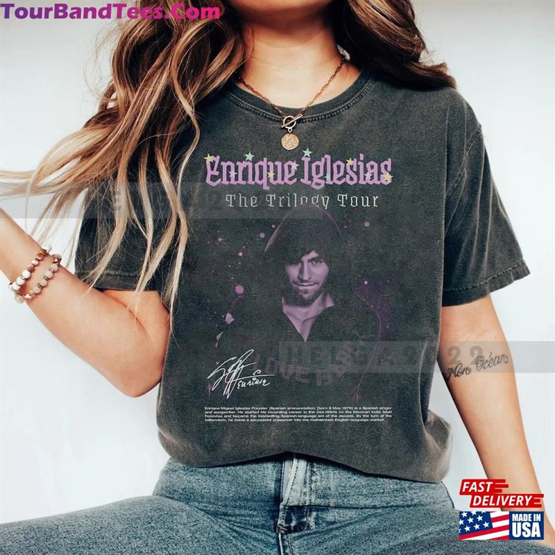 Enri Que 2023The Trilogy Tour Shirt Igle Sias Tshirt Vintage Hoodie Classic 29Uf124412 – Utopia Fashion