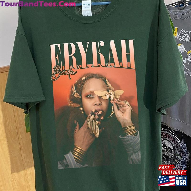 Erykah Badu Graphic Shirt Tour Hoodie Unisex 29Uf118892 – Utopia Fashion