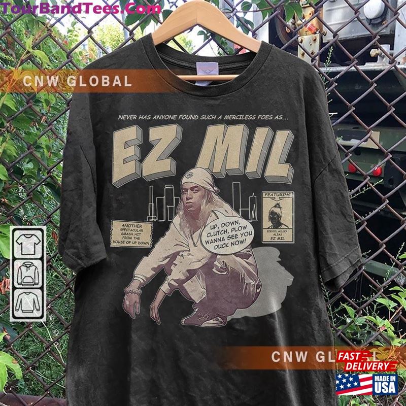 Ez Mil Comic Shirt 90S Vintage Merch Art Up Down Du4Li7Y Album Concert Tour Graphic Tee Gift For Fan V1 Sweatshirt Hoodie 29Uf123000 – Utopia Fashion