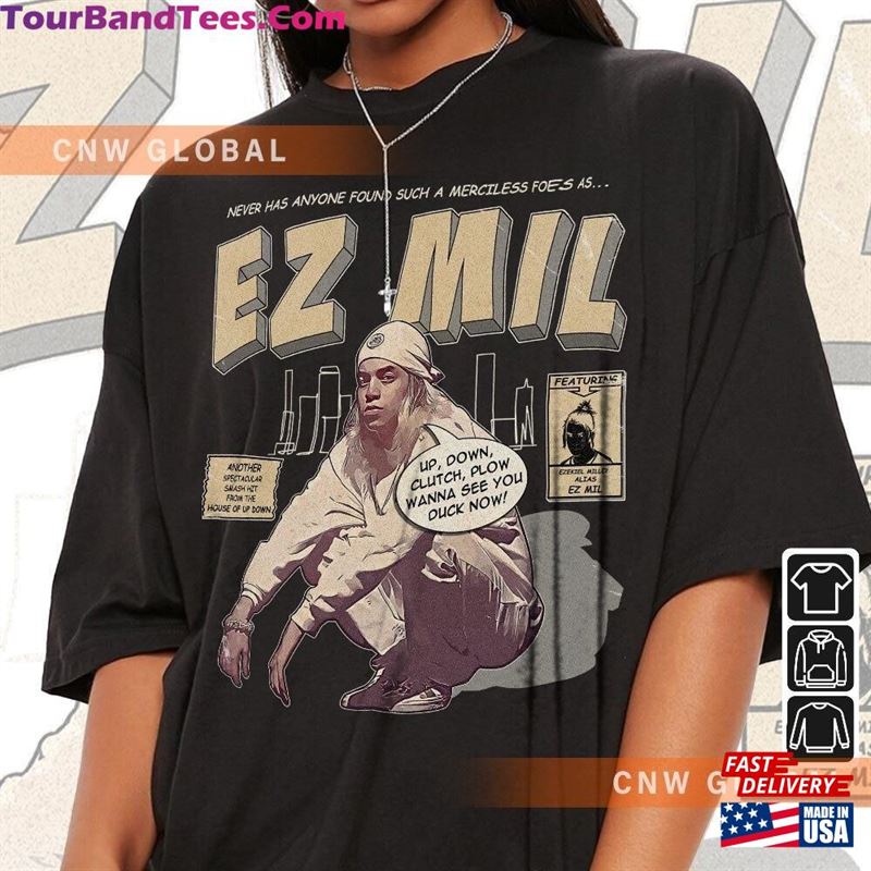 Ez Mil Comic Shirt 90S Vintage Merch Art Up Down Du4Li7Y Album Concert Tour Graphic Tee Gift For Fan V1 Sweatshirt Hoodie 29Uf123000 – Utopia Fashion