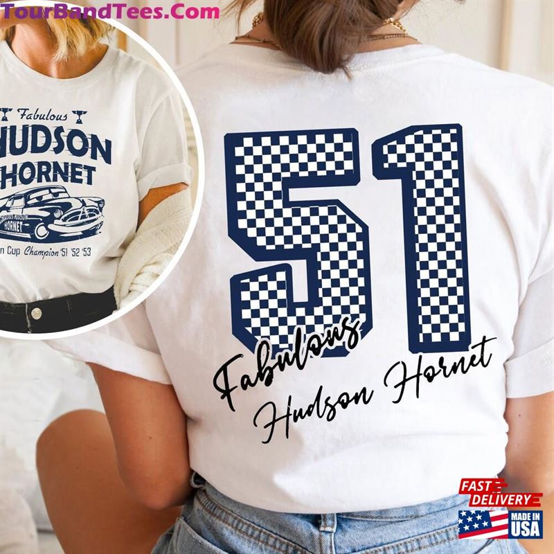 Fabulous Hudson Hornet Comfort Color Shirt Disney Cars Land World T-Shirt Classic 29Uf136813 – Utopia Fashion