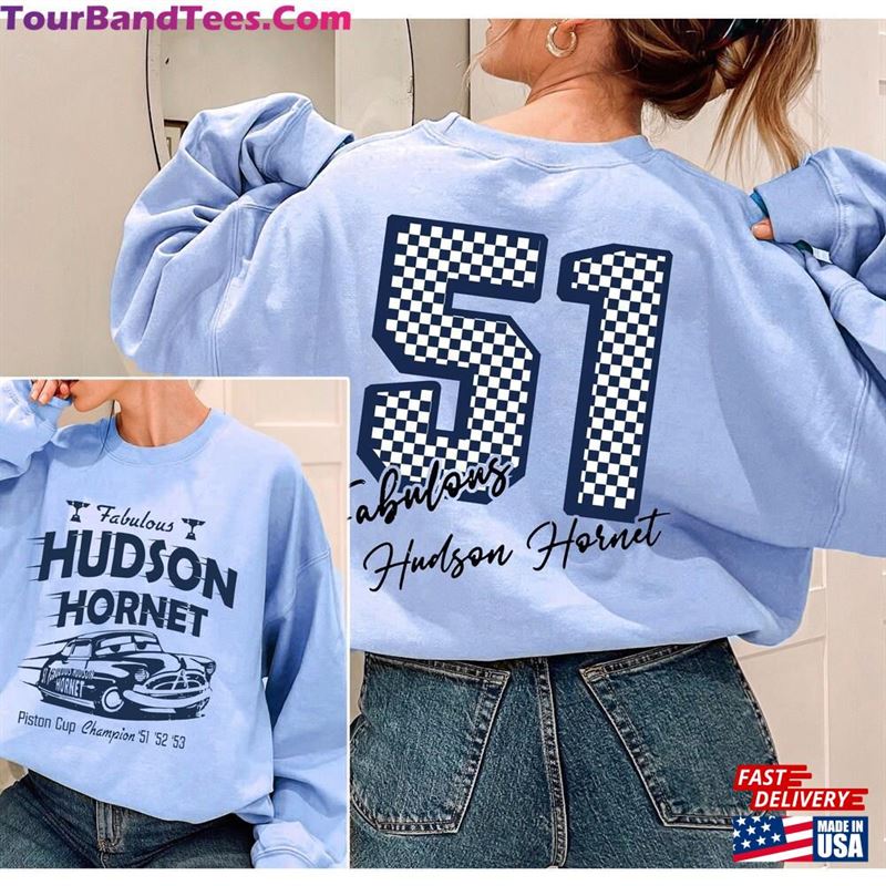 Fabulous Hudson Hornet Comfort Color Shirt Disney Cars Land World T-Shirt Classic 29Uf136813 – Utopia Fashion