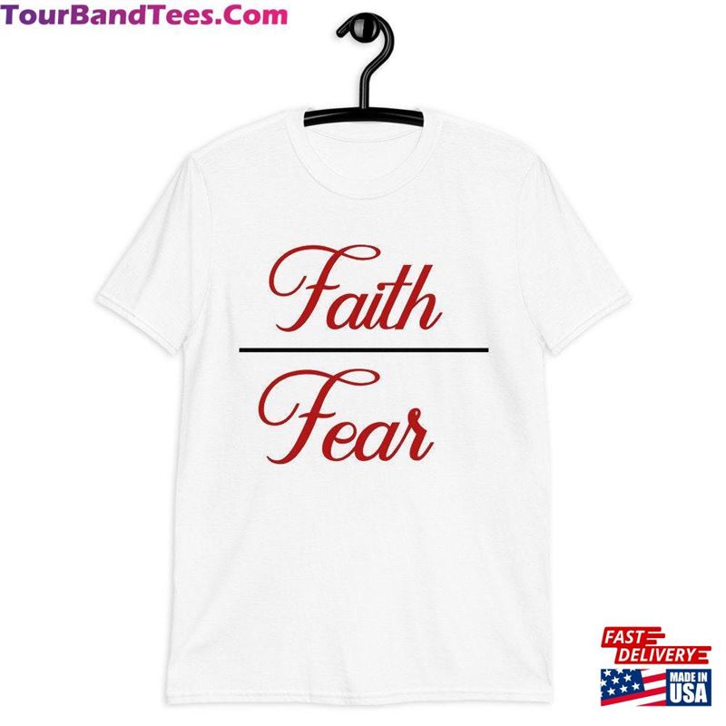 Faith Over Fear T-Shirt Christian Shirt Sweatshirt Hoodie 29Uf119233 – Utopia Fashion