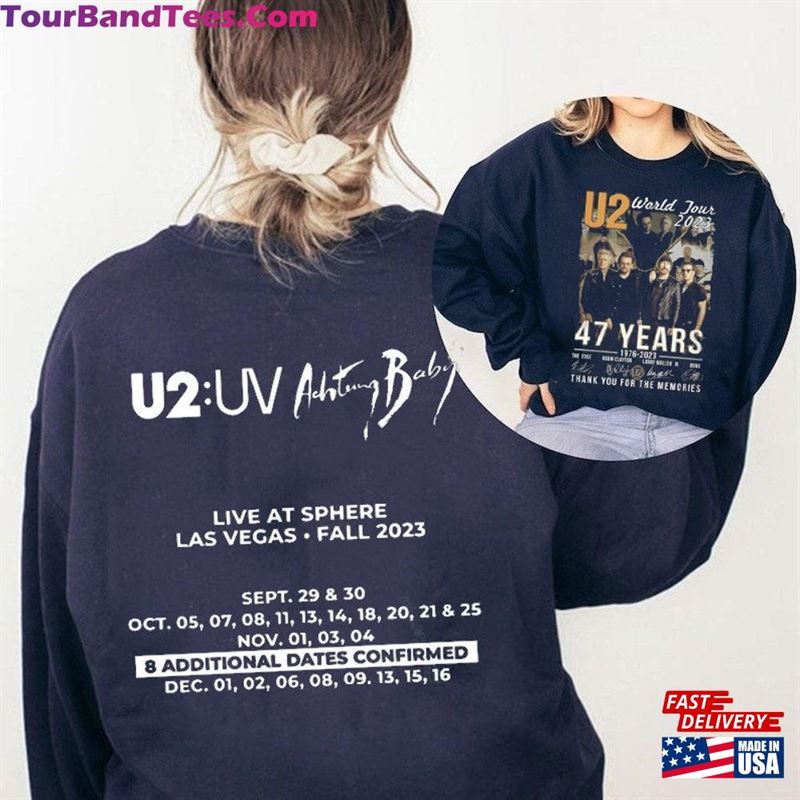 Fall Tour Rock Band U2 Shirt Achtung Baby Live At Sphere Signature Sweatshirt Unisex 29Uf122602 – Utopia Fashion