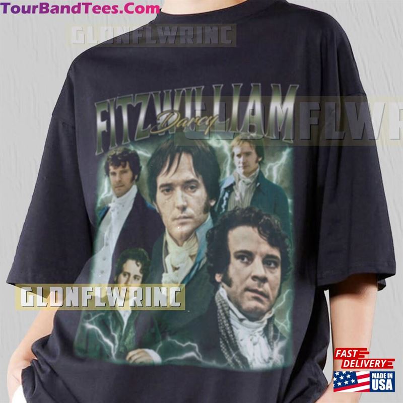 Fitzwilliam Darcy Shirt American Actor Movie Character Matthew Macfadyen T Grapich Tee Vintage T-Shirt Unisex 29Uf136999 – Utopia Fashion