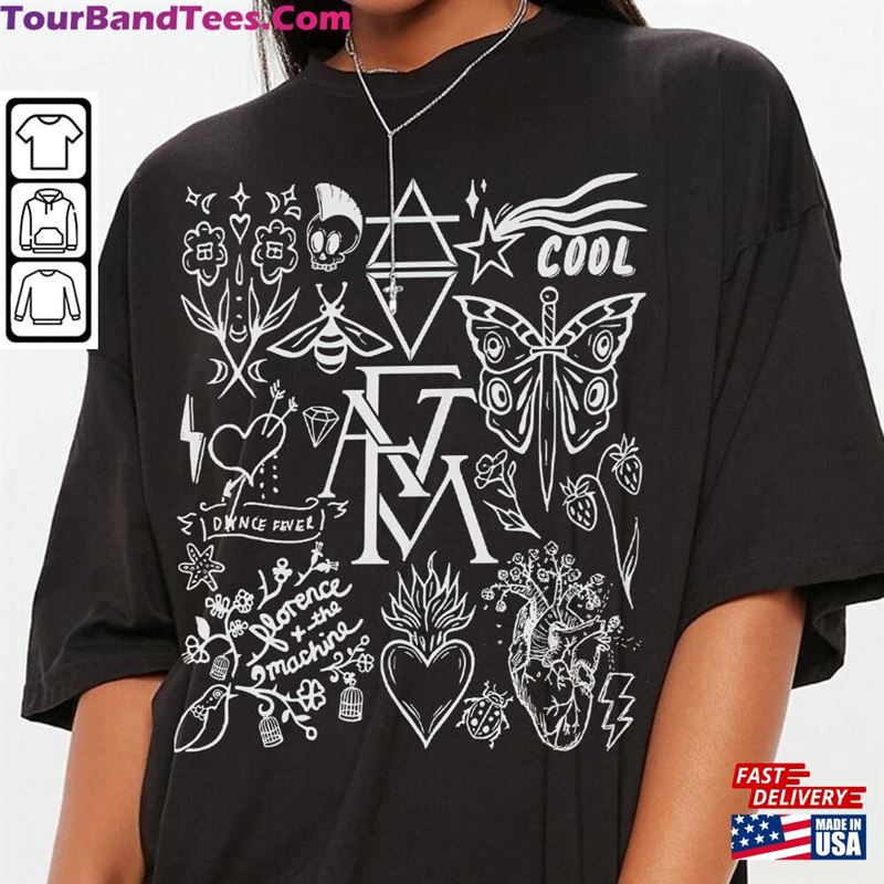 Florence And The Machine Doodle Art Shirt Vintage Album Lyrics Tattoo Sweatshirt Hoodie Tour Da3005Dt 29Uf136515 – Utopia Fashion