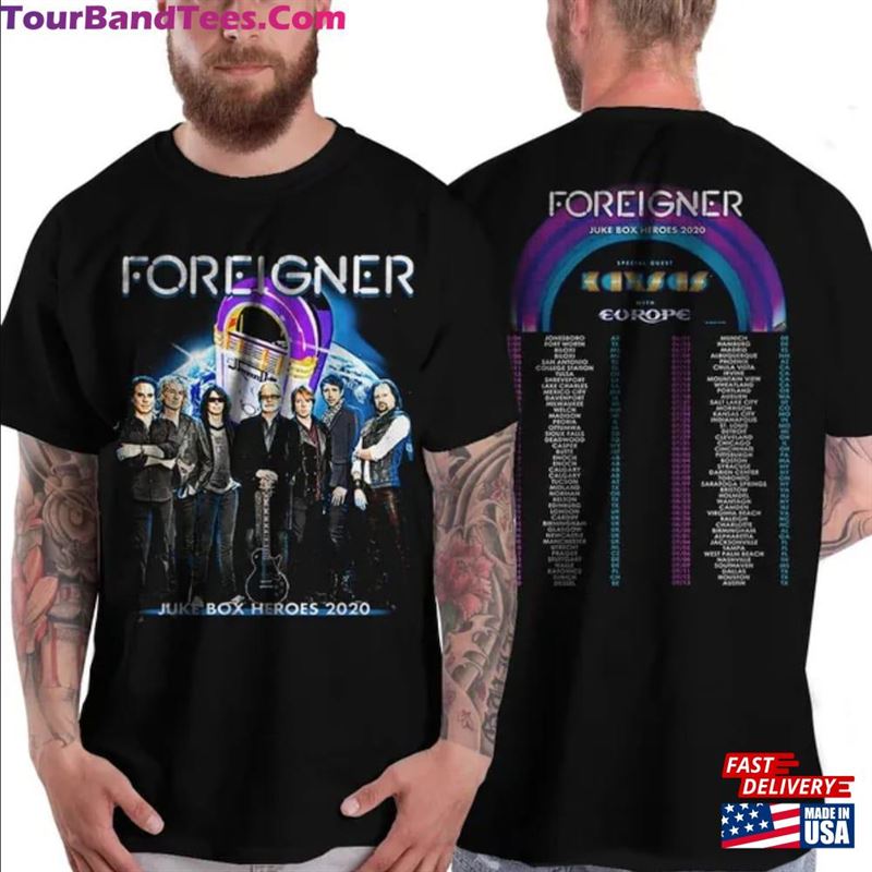 Foreigner Sides Shirt The Historic Farewell Tour Rock Music T-Shirt Sweatshirt 29Uf118879 – Utopia Fashion