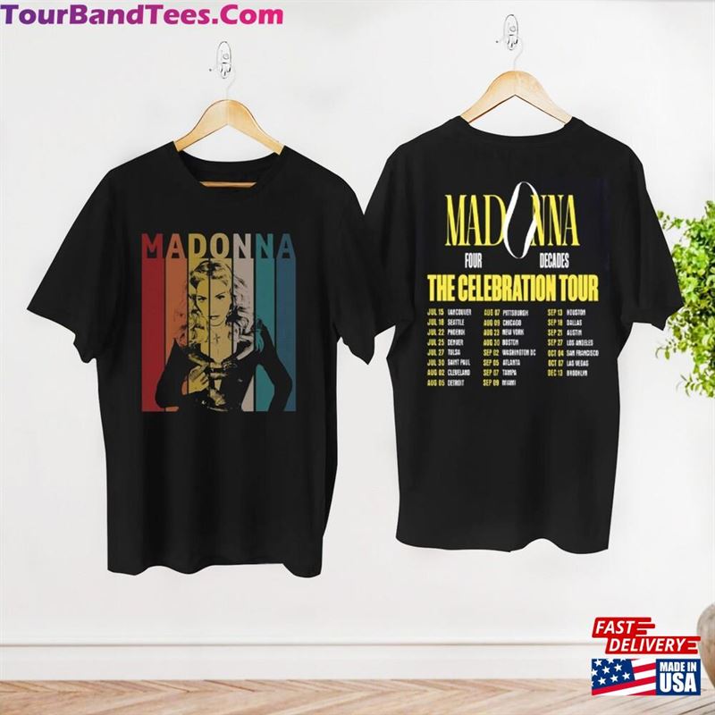 Four Decades Madonna Shirt The Celebration Tour Dates Fan Lover Hoodie Classic 29Uf118377 – Utopia Fashion