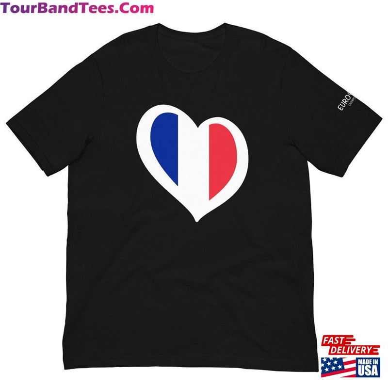 France Heart Shirt Sweatshirt Classic 29Uf119303 – Utopia Fashion