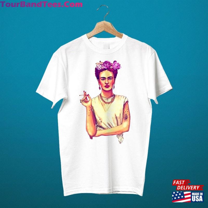 Frida Kahlo Selfie Artist Painter T-Shirt Meme Gift Punk Funny Style Unisex Gamer Cult Movie Music White Tee Sweatshirt 29Uf131444 – Utopia Fashion