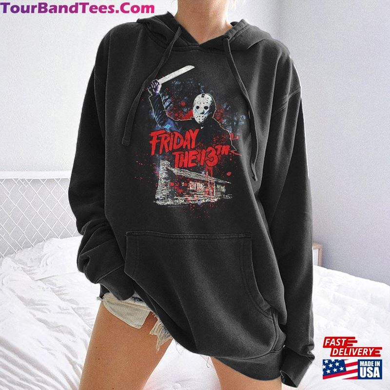 Friday The 13Th Shirt Jason Voorhees Halloween Sweatshirt T-Shirt Hoodie 29Uf122050 – Utopia Fashion