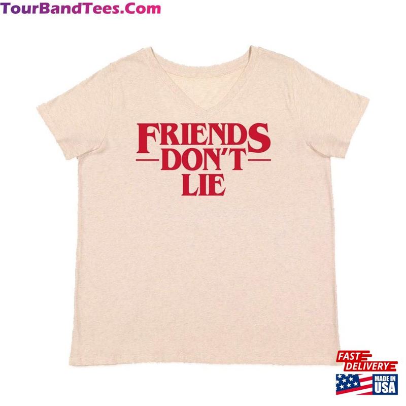 Friends Dont Lie Plus Size Shirt Upside Down Women Tee Eleven T-Shirt Hoodie Unisex 29Uf122381 – Utopia Fashion