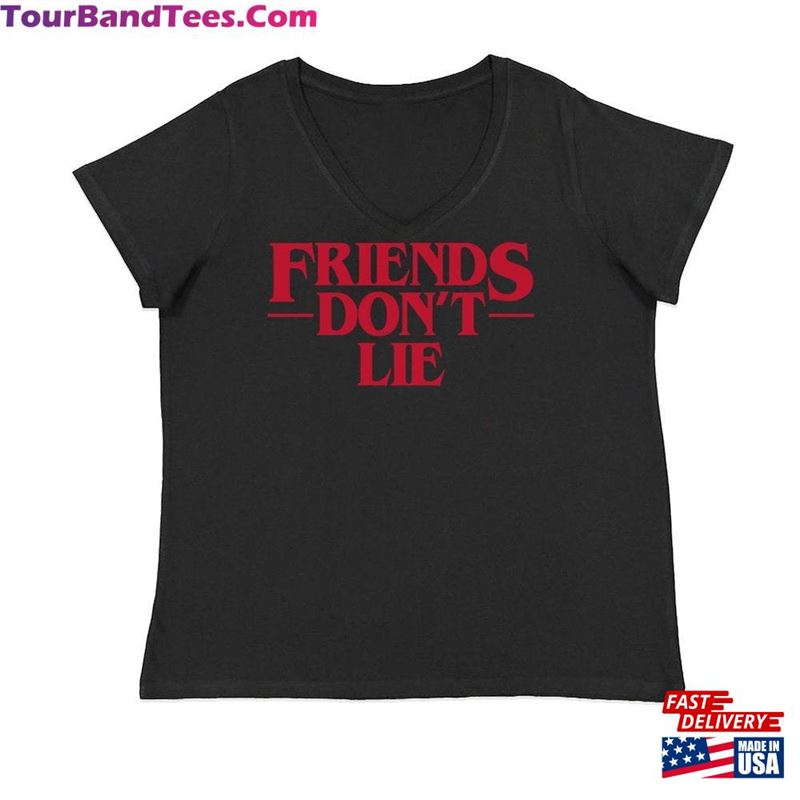 Friends Dont Lie Plus Size Shirt Upside Down Women Tee Eleven T-Shirt Hoodie Unisex 29Uf122381 – Utopia Fashion