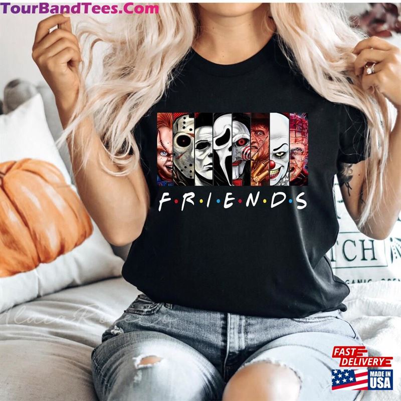 Friends Halloween Tee Horror Characters Movie Shirt T-Shirt Sweatshirt 29Uf122360 – Utopia Fashion