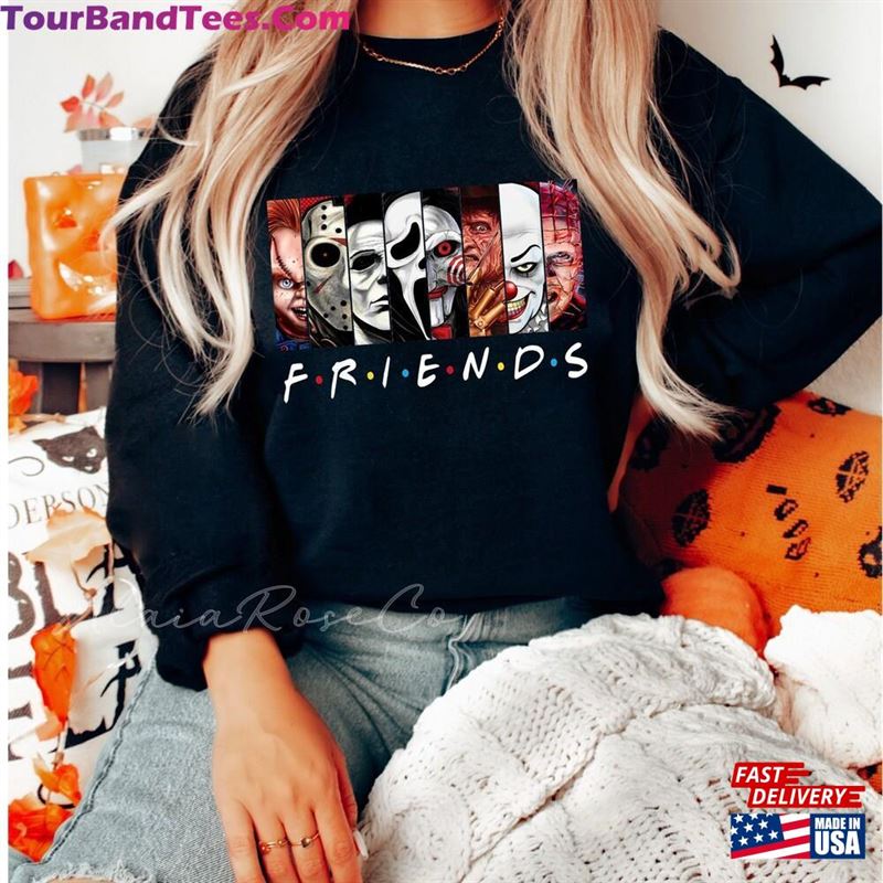 Friends Halloween Tee Horror Characters Movie Shirt T-Shirt Sweatshirt 29Uf122360 – Utopia Fashion