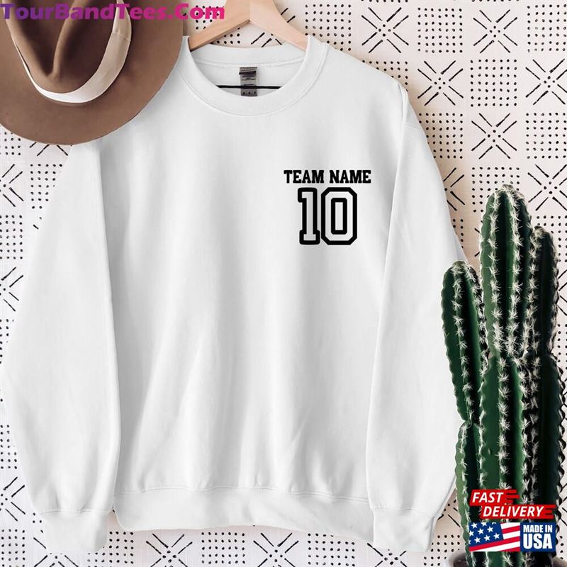 Front And Back Hoodie Custom Team Name Sweatshirt Unisex T-Shirt 29Uf141587 – Utopia Fashion