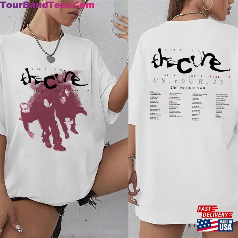 Front Back The Cure Us Tour T-Shirt Shows Of A Lost World Band Shirt Rock Tee Unisex Sweatshirt 29Uf118539 – Utopia Fashion