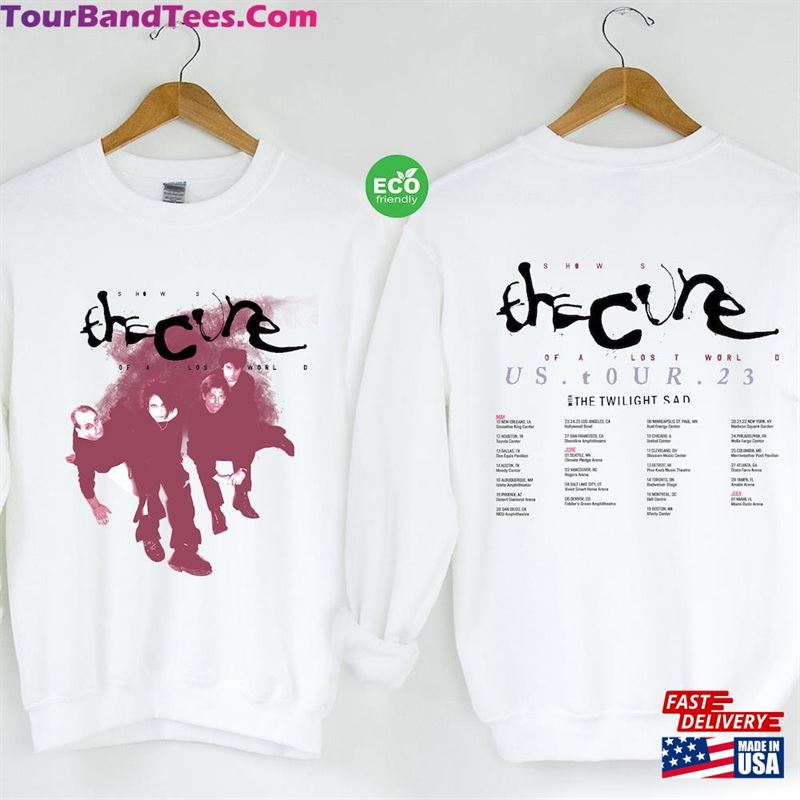 Front Back The Cure Us Tour T-Shirt Shows Of A Lost World Band Shirt Rock Tee Unisex Sweatshirt 29Uf118539 – Utopia Fashion