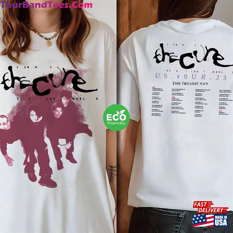 Front Back The Cure Us Tour T-Shirt Shows Of A Lost World Band Shirt Rock Tee Unisex Sweatshirt 29Uf118539 – Utopia Fashion