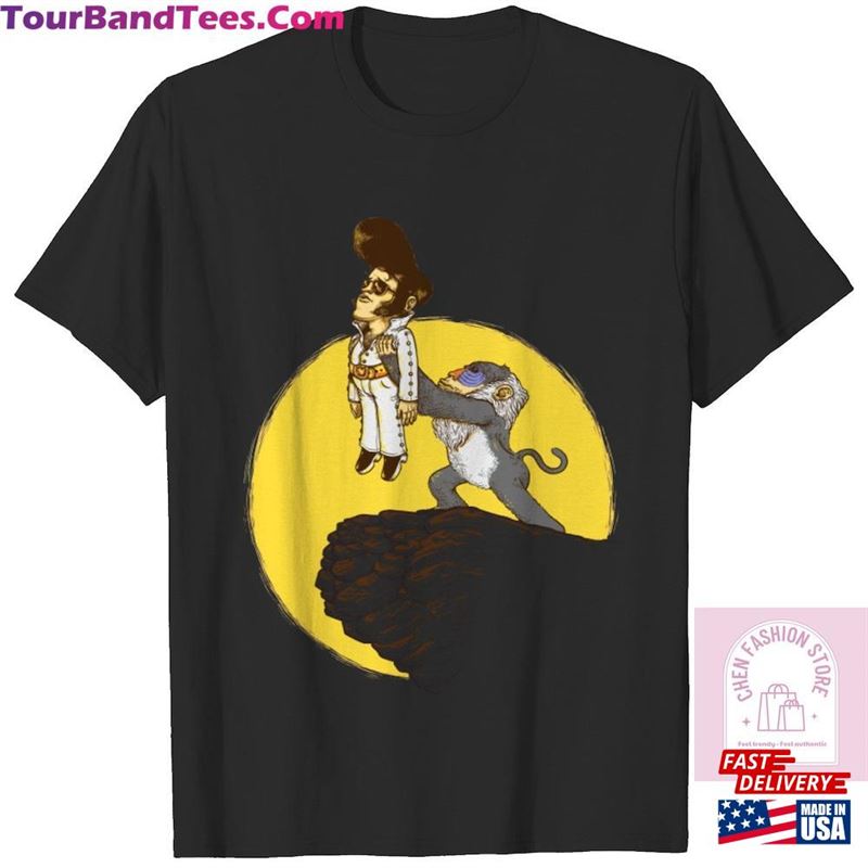 Funny Elvis Presley Birth Of A King Shirt Cartoon 2D Unisex T-Shirt Cotton Rock Roll Hoodie 29Uf136900 – Utopia Fashion