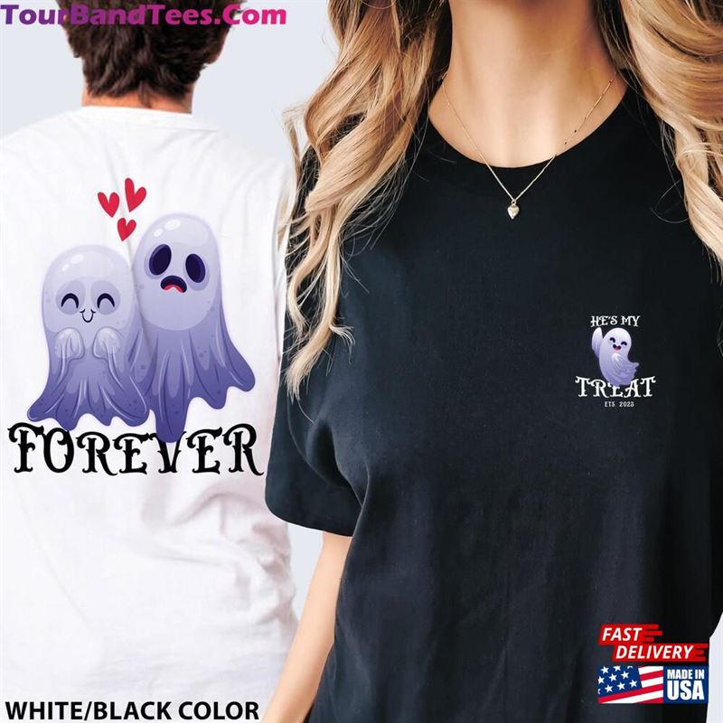 Funny Ghost Couple Shirts Alternative Wedding Day Halloween Honeymoon Shirt Matching Couples Custom Anniversary Cpl55 Sweatshirt Unisex 29Uf136413 – Utopia Fashion