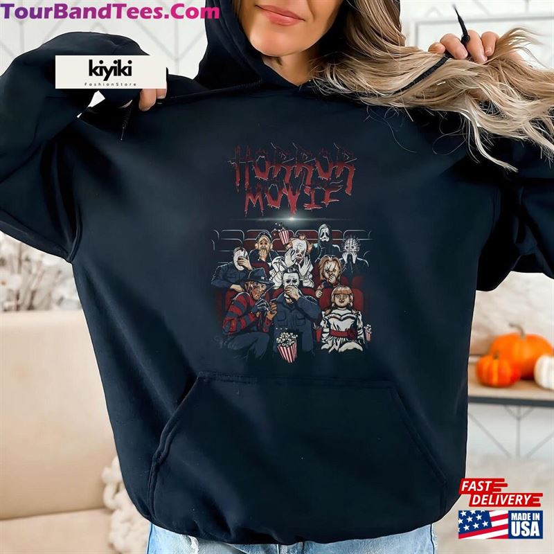 Funny Halloween Horror Movie Shirt Chucky Michael Myers Jason Voorhees Unisex Hoodie Tee T-Shirt Classic 29Uf131820 – Utopia Fashion