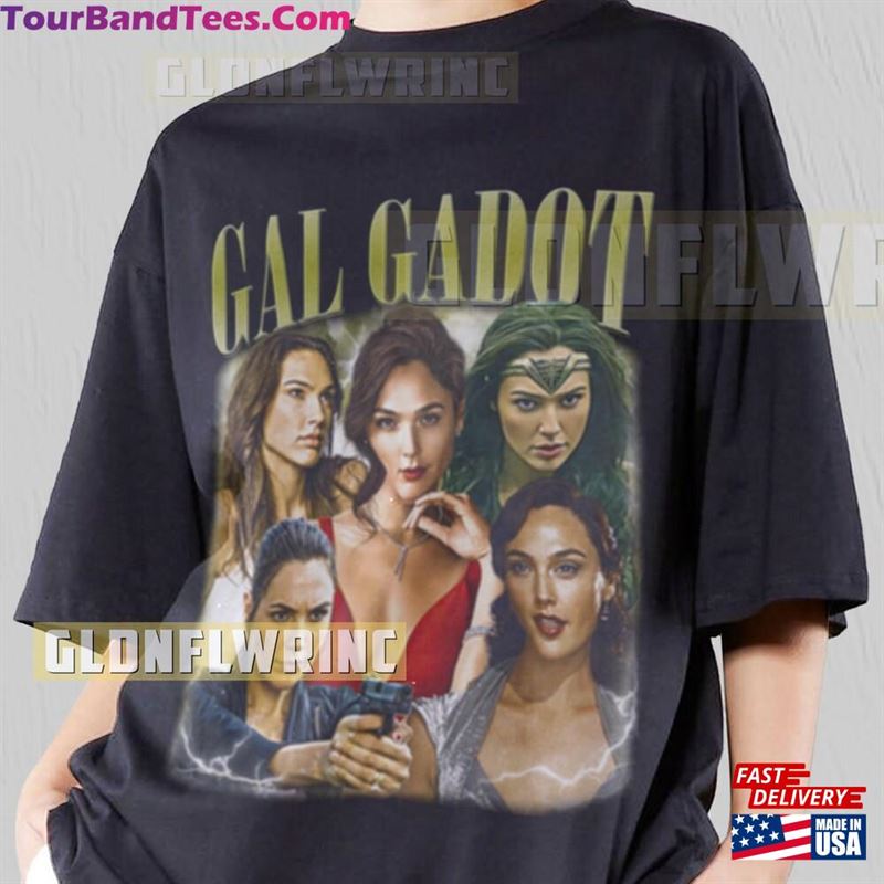 Gal Gadot Shirt American Actress Movie Character Legend Superhero T Grapich Tee Vintage T-Shirt Unisex 29Uf136926 – Utopia Fashion