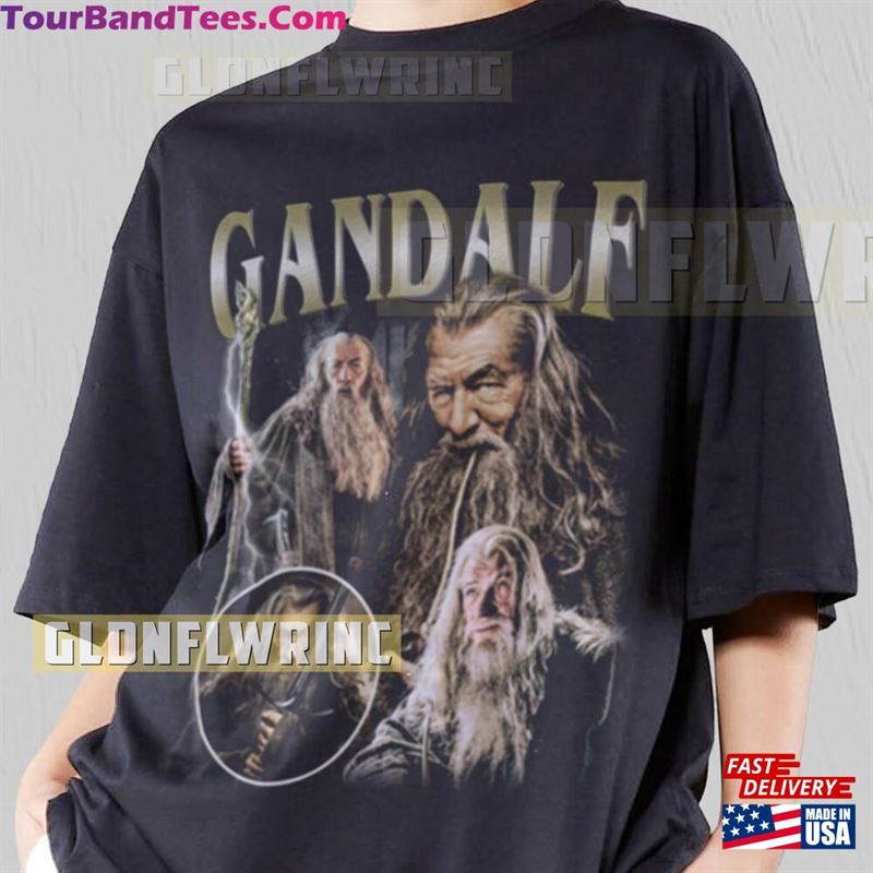 Gandalf Shirt American Actor Movie Character Magic Grapich Tee Vintage 90’S Retro Bootleg Sweatshirt Fm126 Classic 29Uf136914 – Utopia Fashion